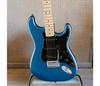 Squier by Fender Electric Guitar Affinity Maple Black Lake Placid Blue with Soft Case Series™ Stratocaster®, Fingerboard, Pickguard,