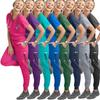 Slim Fit Униформа для медсестер Медицинские халаты Комплекты Женские халаты Топы Брюки Больницы Врачи Одежда Стоматологическая клиника Лаборатория Салон Рабочая одежда