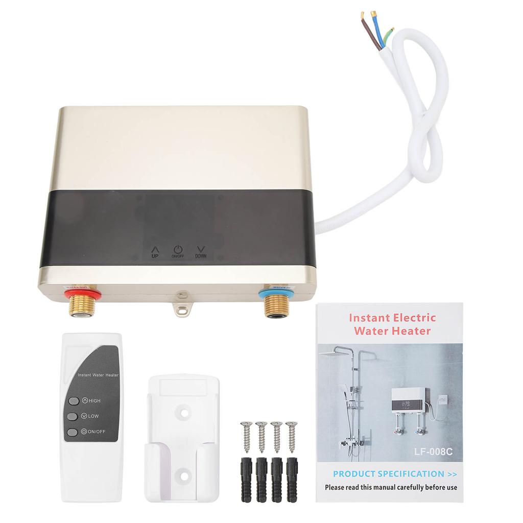 Electric Instant Water Heater 6000W Home Kitchen Bathroom Indoor Electric Water Heater