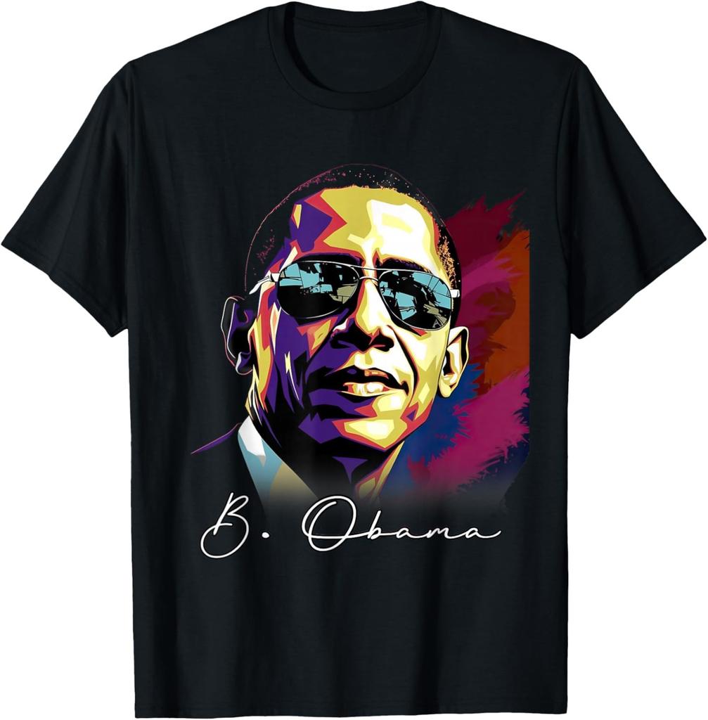 Barack Obama Fourth of July Portrait Unisex T-Shirt