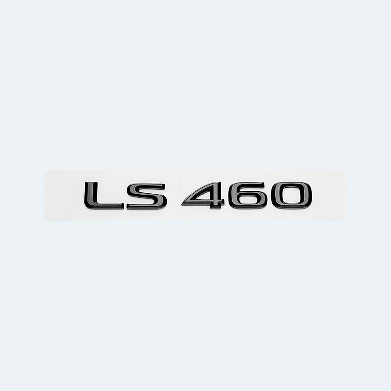 3D Letters Glossy Black LS350 LS400 LS460 LS460L LS500 LS500h LS600hL Car Rear Trunk Tail Logo Emblem Sticker for Lexus LS UP9