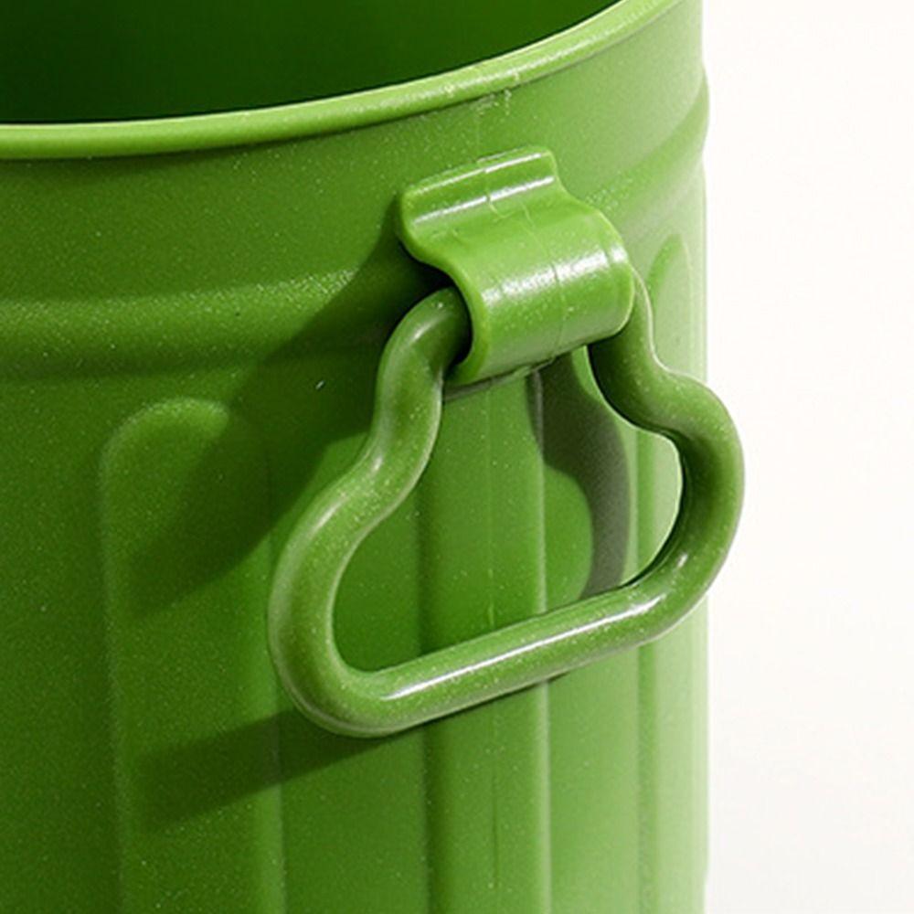 Cute Pen Holder Retro Stationery Storage Box Portable Makeup Brush Storage Box Desktop