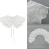 Women False Collar White Blouse Top Collar Elegant Fake Collar Shawl Wrap Universal Lady Party Dress Clothes Accessories