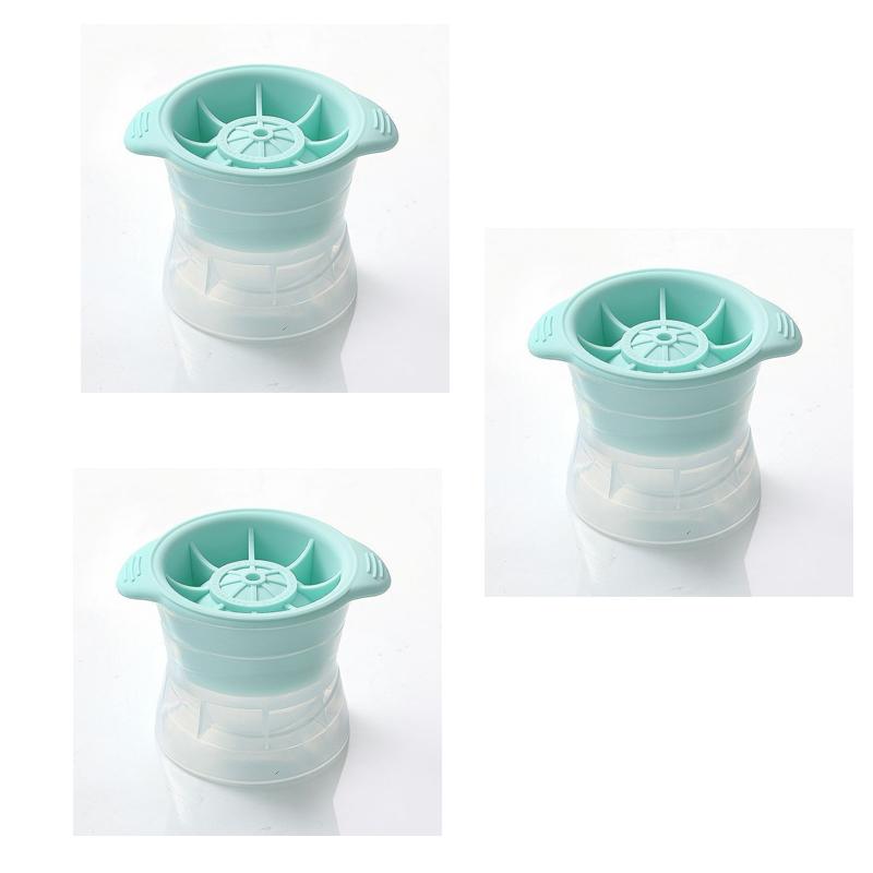 Силиконовая форма для хоккейного кубика, решетка для льда, круглая коробка для льда, пищевой силиконовый шарик для виски, льдогенератор для домашнего бара, кухонные принадлежности