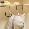 Durable Circle Ring Hat Hanger Non-marking Non-slip Hat Storage Hook Scarf Towel Tie Hanging Rack