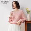 Women's Cashmere U-Neck Pullover Sweater