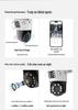 4G Waterproof Outdoor Camera with Ultra Clear Binocular Dual Lens and Night Vision for Home Monitoring.