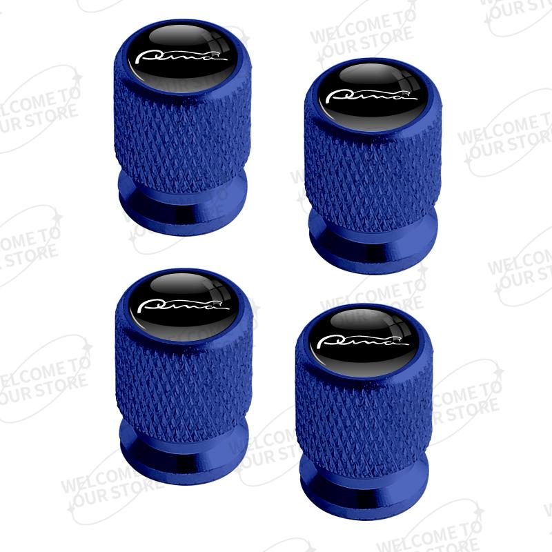Aluminum For Ford Focus Fiesta Puma Logo MK2 MK3 MK4 Hybrid ST Line 4pcs Car Decor Wheel Tire Valve Caps Stem Cover k71 Accessories
