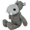 Jouet en peluche - TRIXIE - Hippopotame - Gris - Pour chien - Durable et interactif