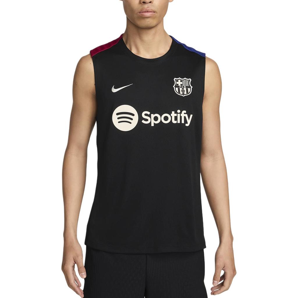 Новые мужские майки-танки Nike FCDri-FIT для футбола FW24, черные HM9928-011