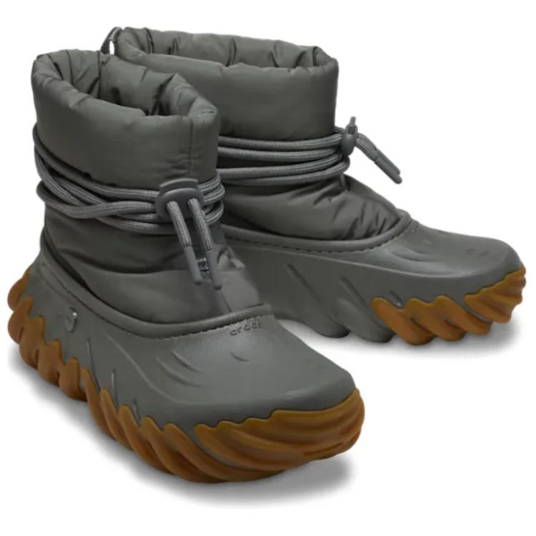 Crocs Удобные классические ботильоны унисекс темно-оливковые