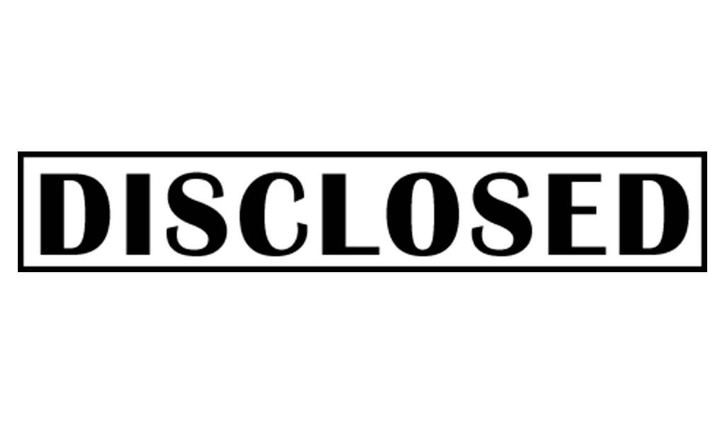 Printtoo Disclosed Self Inking Rubber Stamp Pre-Inked Office Stamp- Home Office Business Stationery, Black- 42 X 9