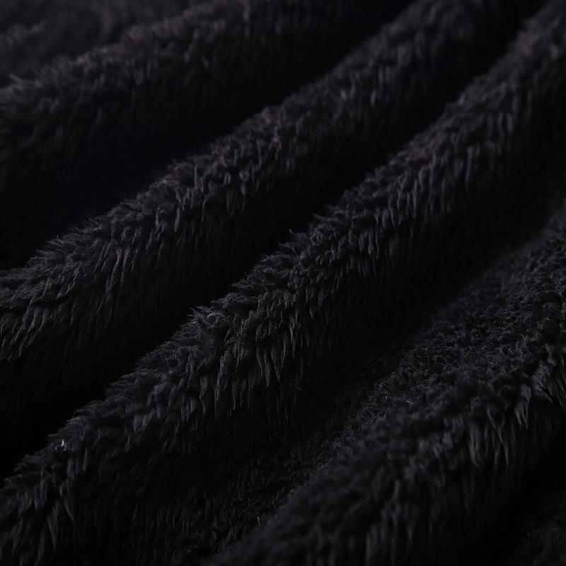 Мужское плюшевое теплое длинное пальто в европейском и американском стиле для осени/зимы