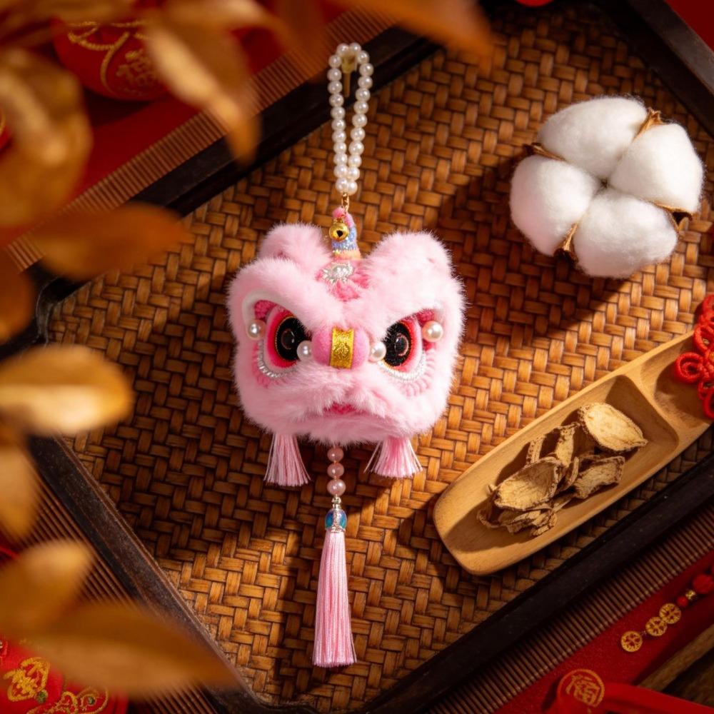 Various Colors Plush Toy Handmade Hanging Lion Decorations Mid-Autumn Festival