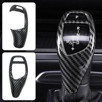 Текстура из углеродного волокна для BMW F30 F10 F15 F07 F20 F21 F22 F32 F34 F35 5GT рамка панели переключения передач автомобиля крышка ручки переключения передач отделка головы
