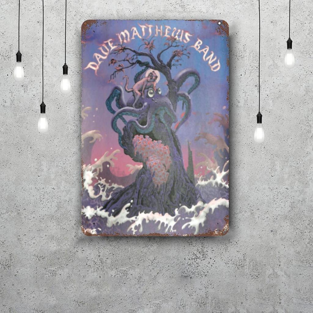 dave matthews band Metal Signs wall decor Vintage Tin Signs Captain Metal Poster Decor for Bar Pub Club Wall Decoration