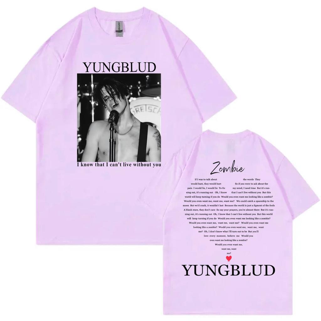 Singer Yungblud Concert Merch Tshirt Men Women Clothing High Quality Fashion Tshirts Summer Casual Cotton Short Sleeve T Shirt