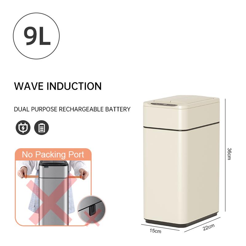 Умный мусорный бак из нержавеющей стали, автоматический датчик, кухонное мусорное ведро, большая емкость, корзины для пищевых отходов, корзина для мусора в ванной комнате