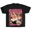 2026 Футболка Sabrina Carpenter Унисекс Женская Оверсайз Y2k Уличная Хип-Хоп Мода Повседневная Хлопок Короткий Рукав Женская Одежда Топ Футболка