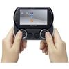 Восстановленная портативная консоль Sony PSP go черного цвета с замененным ЖК-экраном (PlayStation go) (PSP-N1000PW)