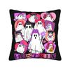 KPop Demon Hunters Halloween Saja Boys Pillowcase Printed Polyester Cushion Cover Decorative  Throw Pillow Case Cover Home