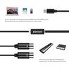 MIDI To USB C Type C Cable, USB MIDI Converter with Indicator Light for Electronic Organ Computer