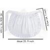 Princess Style Waist Apron Frill Hem Maid Apron Stylish Half Apron  Home Use