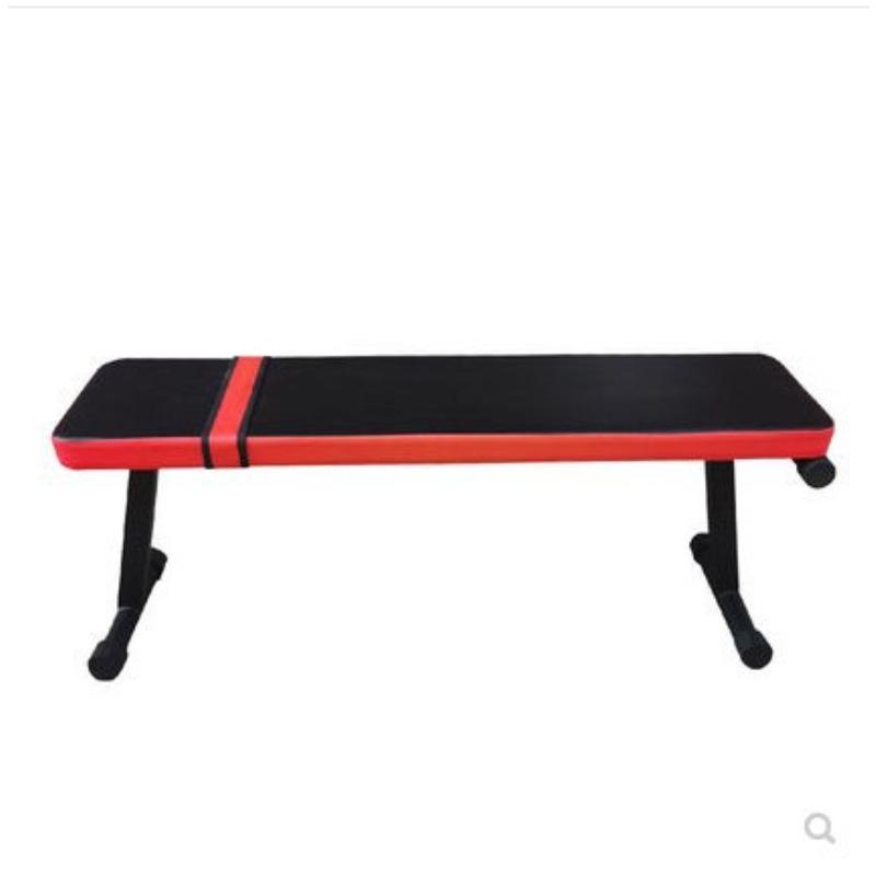 Многофункциональная складная плоская скамья для тренировок с гантелями, регулируемое фитнес-оборудование для тренировок, домашний тренажерный зал, тренажер