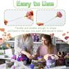 Flexible Iron Floral Wire Stems Paper Covered Floral Stem Wire for 100Pcs Christmas Wreaths