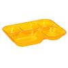 PC Childrens Tray, 5 Small Compartments, Translucent Yellow, Original Product, Popular Korean Parenting Items