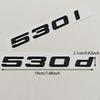 3D ABS Matte Black Car Letter Logo 528i 530i Rear Trunk Badge Sticker Emblem For BMW 5 Series 530i 530i F10 E60 Tail Accessories is2