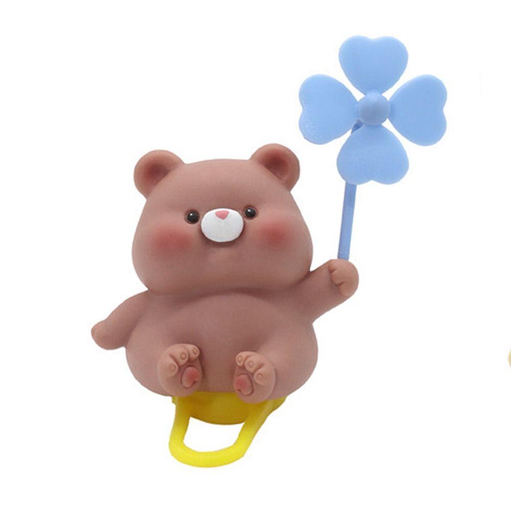 Capibara Animal Doll Windmill Decoration Cartoon Capibara Bicycle Handlebars Ornaments