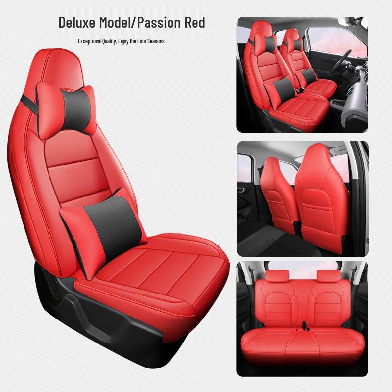 Leapmotor T03 Full Leather Car Seat Cover - All-Season, Universal Fit