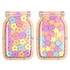 Wooden Reward Jar with 25 Colorful Stars Flowers Kids Students Potty Training Positive Behavior Chart System Home Classroom Management Tool