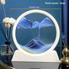 Creative 3D Quicksand Painting Round Glass Craft Hourglass - Unique Desktop Ornament Gift