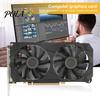 Настольная видеокарта RX580 с двойным вентилятором 8 ГБ GDDR5 256-битная DP/HDMI-совместимая Аксессуары для игрового компьютера