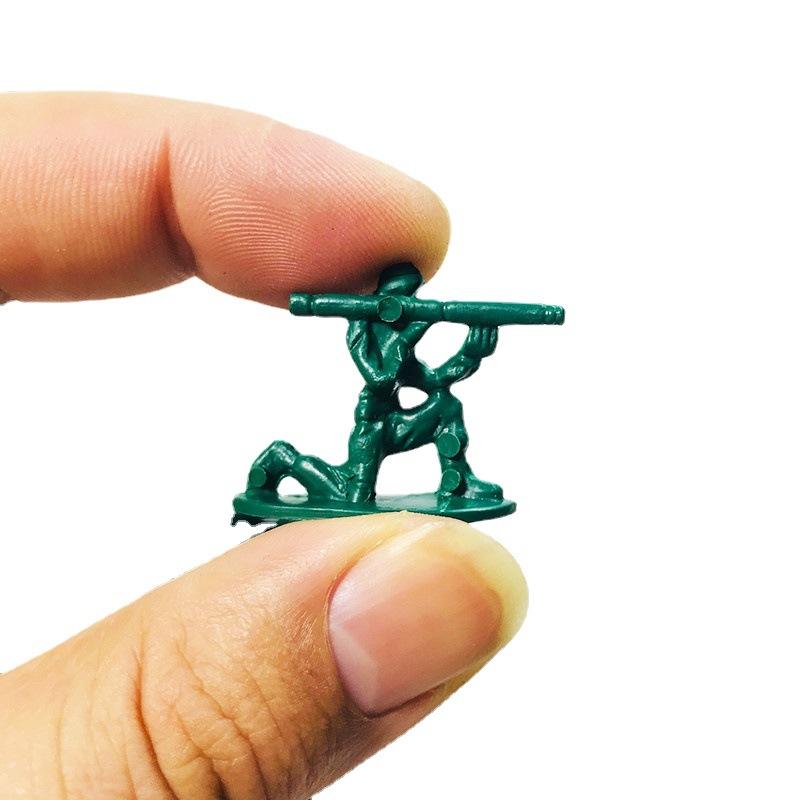 100 шт. Военный игровой набор Пластиковые игрушечные солдатики Мини-воин Элитный отряд Фигурки-игрушки для детей Игровой подарок