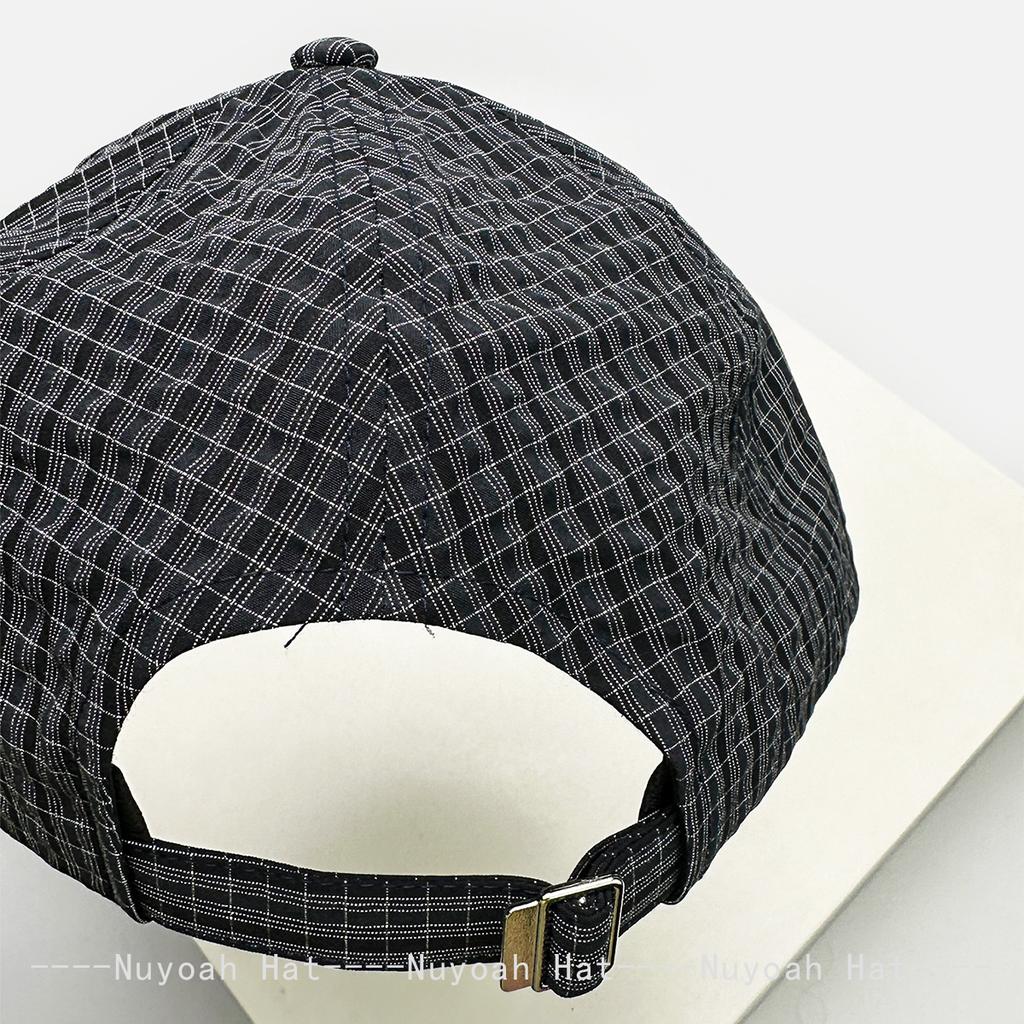 Baseball Letteringing Alphabet Stitched Drying Fast Fashionable K-Trendy Women  Men Her Him For Fresh Caps Peaked Hats Sunshade Plaid Versatile