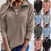 New Women's Fall/Winter Zipper Pullover Sweater Jacket