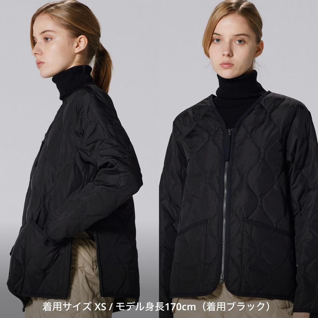 Taion Унисекс Милитари Пуховик на молнии V-образный вырез 101ZML-1