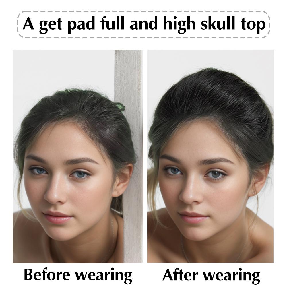 MISS WIG Synthetic Short Straight Hair Toppers Clip In Top Hair Piece Extension Natural Looking Toupee For Thinning Hair For Women Daily Wear