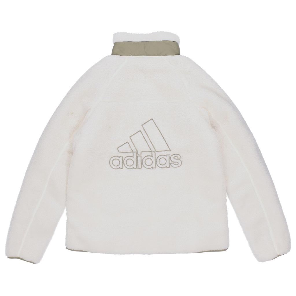 adidas Двусторонняя спортивная повседневная теплая хлопковая куртка мужская верхняя одежда армейско-зеленого цвета H20789