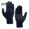1 Pair Thermal Gloves Knitted Elastic Anti-slip Keep Warm Screen-touching Great Friction Particle Palm Winter Gloves Unisex Riding Gloves