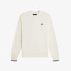 FRED PERRY [Baseline] Crewneck Sweatshirt - Ecru/Oxblood/Grassroots Afpm2617535-84A
