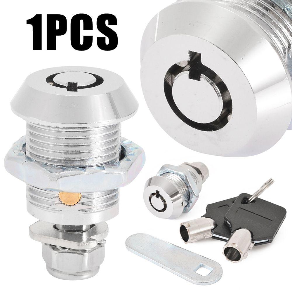 16/20/25/30mm DIY Locker Cupboard Safebox For Drawer Door Cylinder Hardware Locks 2 Keys Cam Lock