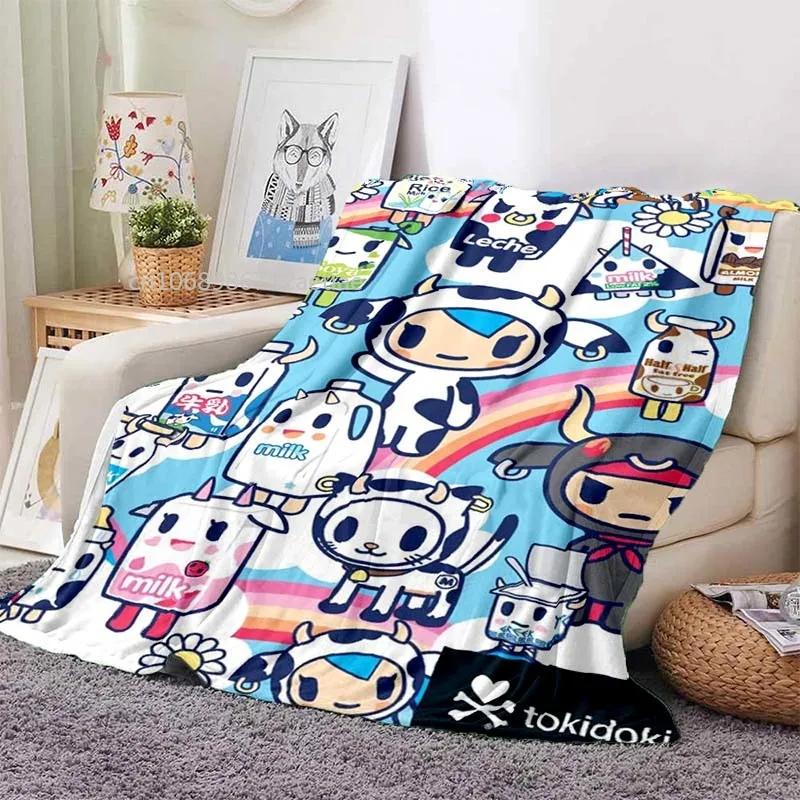 Японский стиль Tokidoki Плед Аниме Фантастический Принт Фланелевые Пледы для Кроватей Диванов Теплое Постельное Белье Мягкий Плед