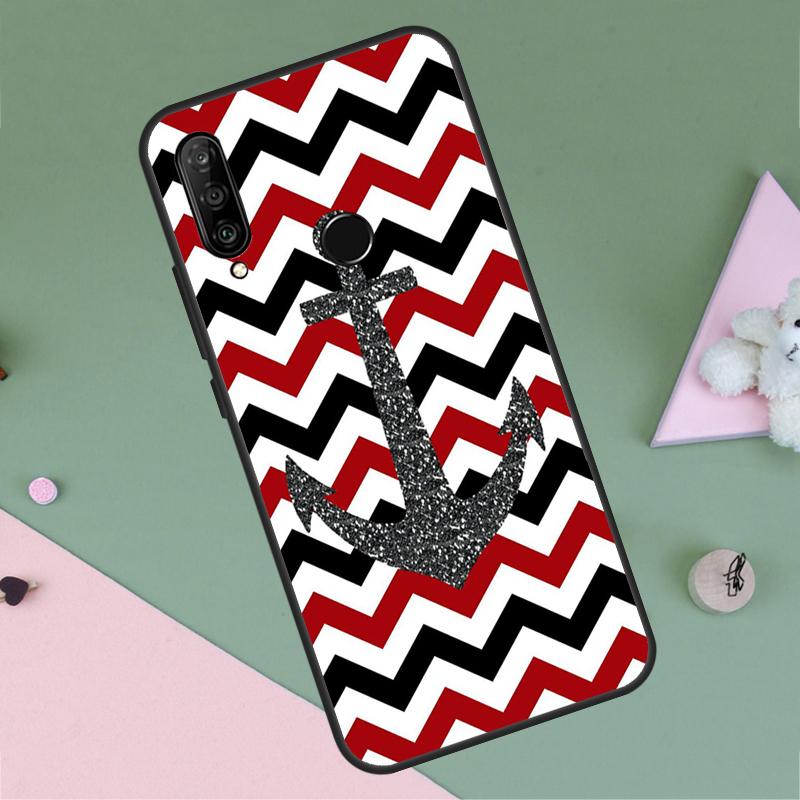 Nautical Anchor Boat Sea For Huawei Nova 12i 12s 11i 8i 7i 9 10 SE Y90 Y60 Y70 Y72 Y61 Y91 P30 P40 Lite P60 Pro Case