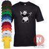 PANDA WITH GUNS Banksy Tribute Graffiti Urban Art Pandamonium T-shirt New