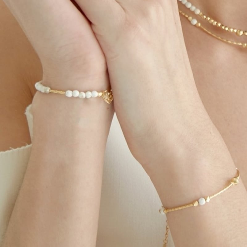Aphrose Persona Ball Bead Pipe Bracelet