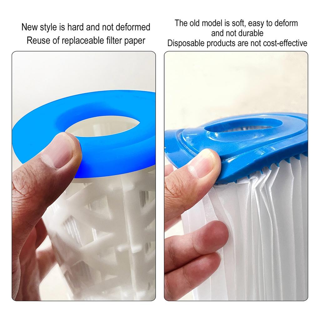 Pool Filter Cartridge Pool Filter Replacement Parts Plastic Material Swimming Pools Filter for Intex Type A/C Series